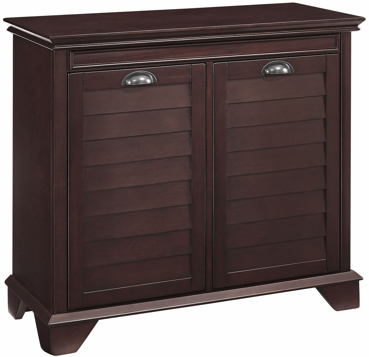 Crosley Furniture Lydia Laundry Hamper with Linen Sorting Bags, Bathroom Storage and Organization, Espresso Crosley Furniture