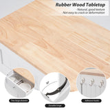 Ancohom Double Tilt Out Trash Cabinet 13 Gallon Kitchen Waste Bins, Laundry Hamper Tilt Out Freestanding Pet Proof Trash Can Garbage Can Holder for Living Room Dining Room (White) Ancohom