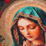 CEOVR Virgin Mary Diamond Painting Kits for Adults, Nativity Diamond Art Dots 5D Full Drill DIY Gem Art, Adult Crafts Kits Arts and Crafts, Wall Decor for Home Office 12x16in CEOVR