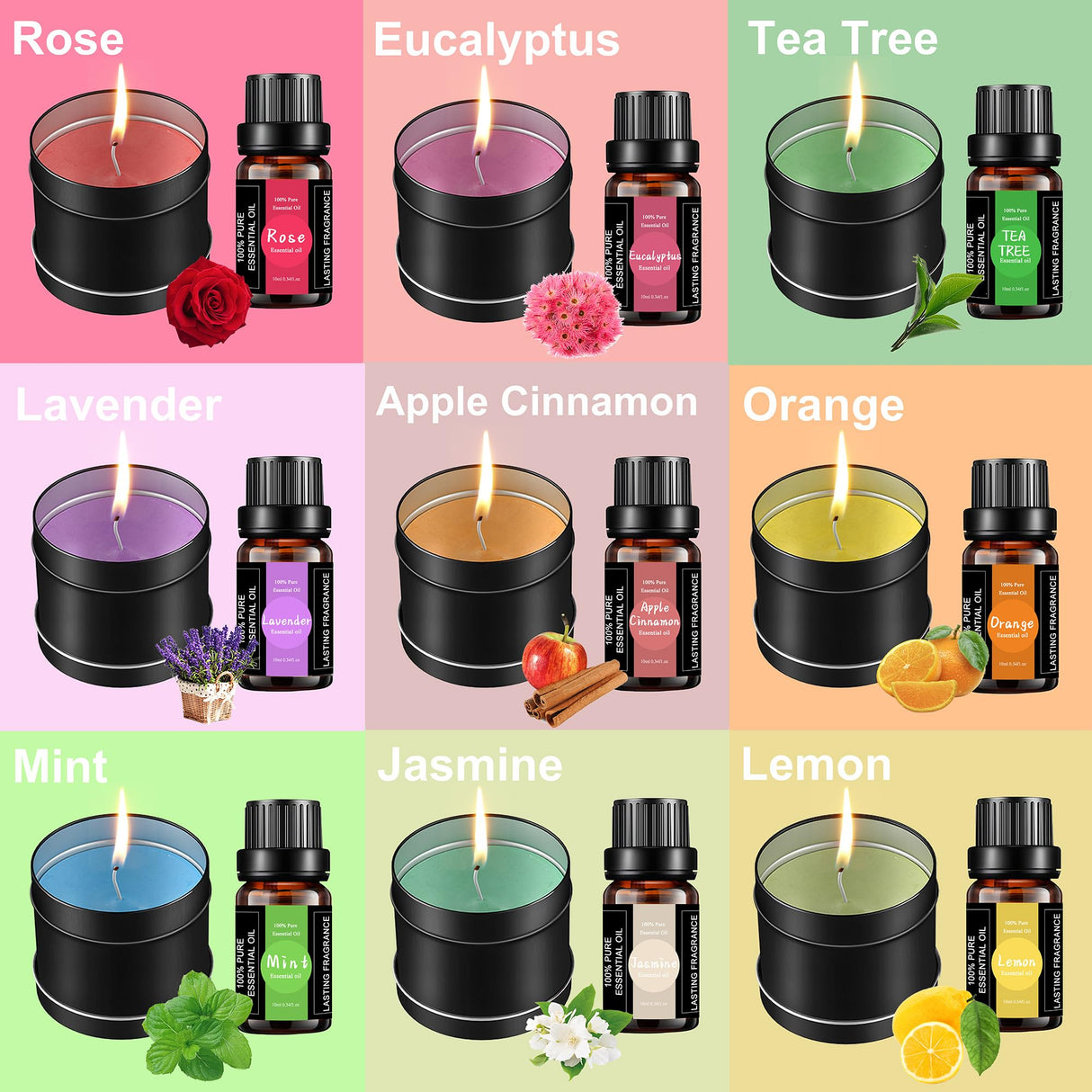 Complete Candle Making Kit With Wax Melter, Candle Making Supplies, Diy Arts&Crafts Kits Gift For Adults,Beginners,Including Soy Wax,Electric Stove,Wicks,Rich Scents,Rubber Pads,Wick Clips,Spoon, Etc. Haccah