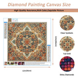 Auremi Mandala Diamond Art Painting Kits for Adults, DIY Mandala Diamond Art for Adults Beginner, DIY Full Drill Diamond Dots Paintings Landscape Picture Arts Craft for Home Decor 12x12 Inch Auremi