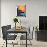 ARNLRDYA Paint by Number Kits Lighthouse at Sunset, Acadia National Park Paint by Numbers for Adults, Ocean Scenes Coastal DIY Acrylic Painting for Gift Home Decor(16×20inches, Unframe) ARNLRDYA