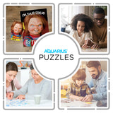 AQUARIUS Chucky I'm Your Friend 500pc Puzzle (500 Piece Jigsaw Puzzle) - Glare Free - Precision Fit - Officially Licensed Chucky Movie Merchandise & Collectibles - 14x19 Inches AQUARIUS