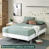 ZINUS 7 Inch Metal Smart Box Spring with Quick Assembly, Mattress Foundation, Strong Metal Frame, Easy Assembly, Full Zinus