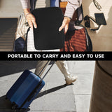 Sgorlds Gun Safe for Pistol Small Portable Handgun Lock Box with Handbag, Pistol Safe Handgun Safe for Car, Home, Travel, 9.4" x6.6" x1.8",Black Sgorlds