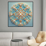 CHWGLFGG 5D Diamond Painting Kits for Adults Beginners, Mandala Special Shape Diamond Art, DIY Drill Diamond Dot Gem Art Kits for Adults, Home Wall Decor 11.8X11.8 Inch CHWGLFGG