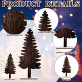 Barydat Table Decorations Artificial Decorations Wooden Centerpiece Decor for Home Table (Christmas Tree) Barydat