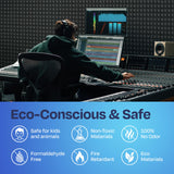 Ekkogo 18-Pack Sound Proof Foam Panels for Walls 12X12X2" Acoustic Panels Pyramid Style Sound Panels for Studio and Home Noise Reduction with Vibredux HD Ekkogo