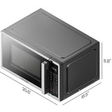 Chefman Countertop Microwave Oven 1.1 Cu. Ft. Digital Stainless Steel Microwave 1000 Watts with 6 Auto Menus, 10 Power Levels, Eco Mode, Memory, Mute Function, Child Safety Lock, Easy Clean Chefman