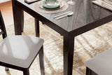 Signature Design by Ashley Langwest Dining Room Table Set, 4 Upholstered Chairs and Bench, Seats 6, Cushioned Seats, Wood, Cherry Brown Signature Design by Ashley