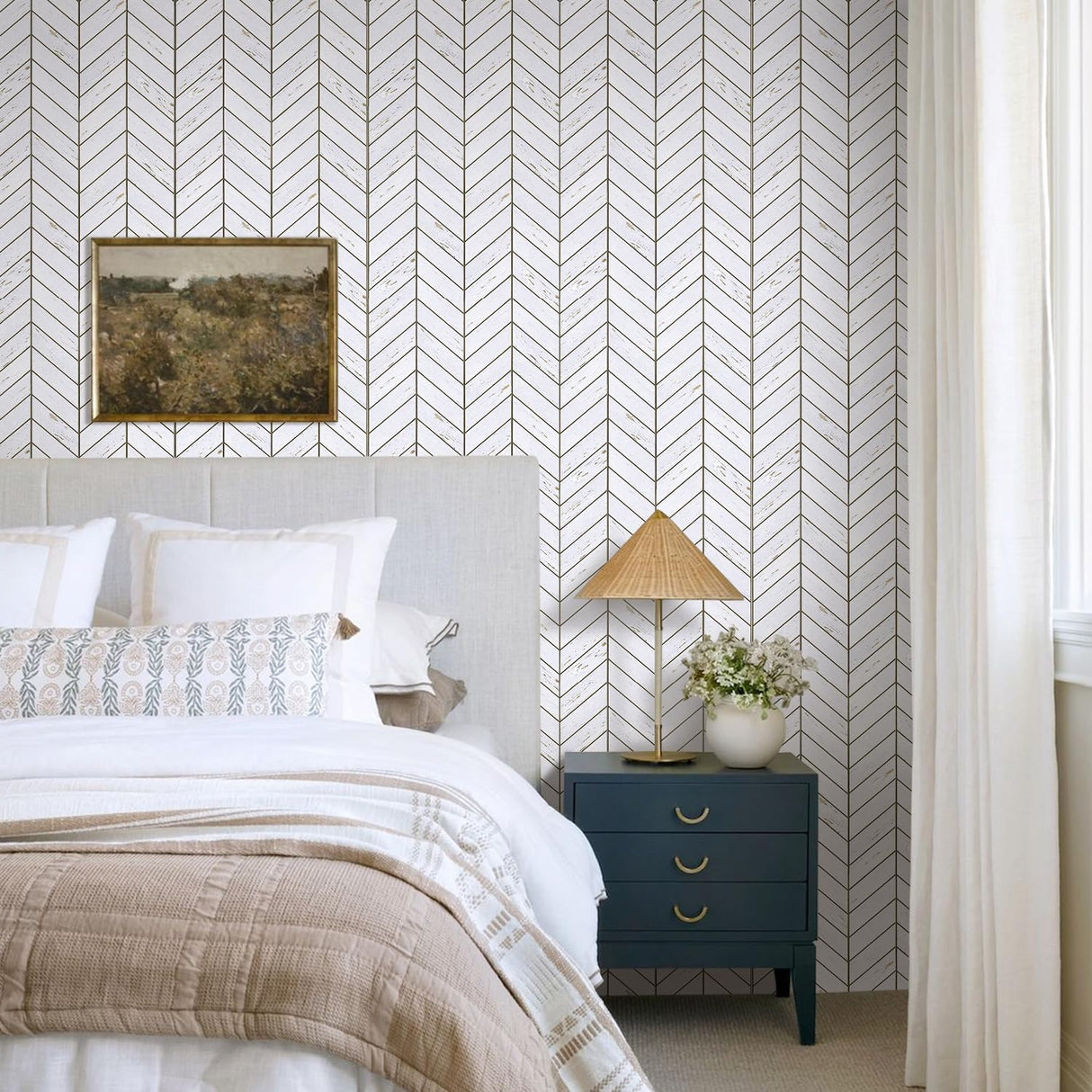 Commomy 10 Pcs 3D Faux Wood Wall Panels - 11.8"x11.8" Peel and Stick Wood Tiles Ultralight Thin PVC Wall Paneling for Bedroom,Bathroom,Kitchen Backsplash,Farmhouse Interior Decor Commomy