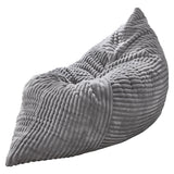Hobestluk 3 in 1 Bean Bag Chair Giant Bean Bag Chairs Convertible Bean Bag Floor Cushion with Machine Washable Cover, Beanbag Chairs for Adult (Grey) Hobestluk