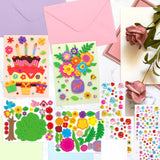 Treasure Cove Card Making Kits for Kids Handmade DIY Greeting Card Kits Thank You Cards Art Crafts with Envelopes Stickers for Girls Boys Birthday Thanksgiving Party Supplies 12 Pcs Treasure Cove