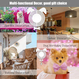 WindMage 4Pack 8 inch Sublimation Wind Spinner Blanks 3D Aluminum Metal Wind Sculpture Kinetic Spinners for Yard and Garden Indoor Art Ornaments Hanging Decoration (Dog) WindMage