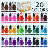 BLESTALIDO 20 Vibrant Colors Candle Dye - Highly Concentrated Liquid Candle Colorant for Soy Wax BLESTALIDO