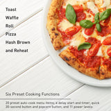 Panasonic FlashXpress Toaster Oven with Double Infrared Heating, 6 Auto Cook Options and Dial Temperature Control, 4-Slice Small Toaster Oven, 1300 Watts, PFAS-free - NB-G200P (Stainless Steel) Panasonic