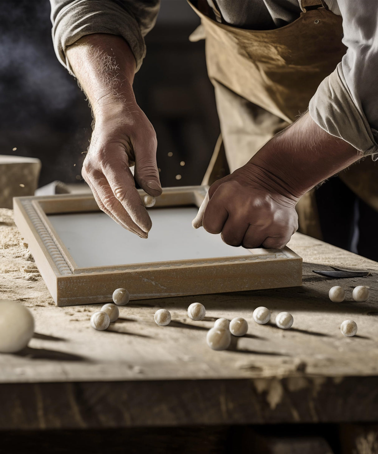 SUMGAR 5x7 Picture Frames 7x5 Photo Frame White Wood Farmhouse Boho Wall Mounted Shabby Chic Display for Desk Birthday Friend Gifts for Christmas with Decorative Distressed Pine Beads SUMGAR