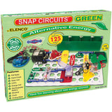 Snap Circuits Green Alternative Energy Electronics Exploration Kit | Over 125 STEM Projects | Full Color Project Manual | 40 Parts | STEM Educational Toys for Kids 8+ Snap Circuits