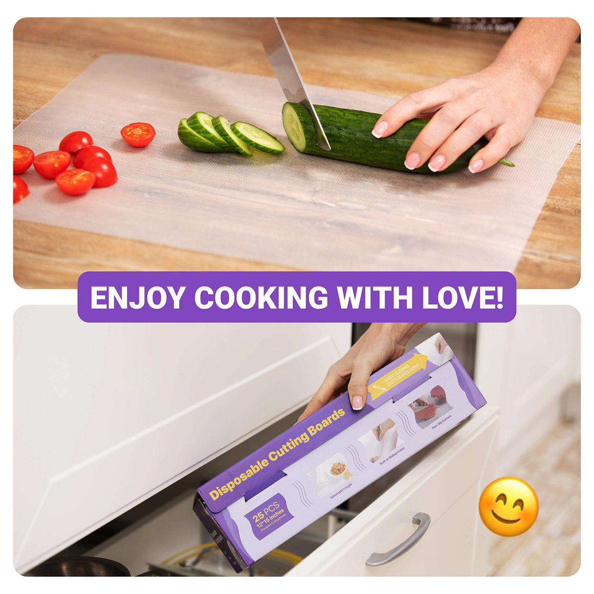 Disposable Plastic Cutting Board Sheets for BBQ & Camping – Large Flexible Chopping Boards – Cutting Mats for Kitchen and Outdoor 32' OutFormal