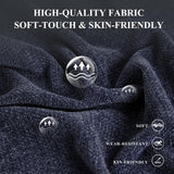 COLAMY Fabric Round Storage Ottoman with Reversible Tray Lid – Multi-Functional Footrest, Hidden Storage, Sturdy & Stylish Small Coffee Table for Living Room, Bedroom, or Entryway(Blue) COLAMY