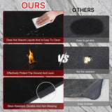 48 x 30 Inches Under Grill Mat for Outdoor Grill, Double-Sided Fireproof grill Mat, Indoor Fireplace Mat Fire Pit Mat, Waterproof Oil-Proof BBQ Floor Pads, Deck and Patio Protectors Mat RERAMDO