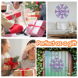 Zariocy Sun Catcher Window Hanging Diamond Art Kits - DIY Snowflake Diamond Painting on Acrylic Board Pendant Ornament for Home, Garden, Wall, Porch, Front Door Sign, Christmas Decor 8x8 inch Zariocy