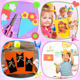 1000 Sheets Construction Paper Bulk School Supplies 9 x 12 Inches Art Classic Heavyweight Paper Craft for Kids Adults Holiday Drawing(Multicolored) Henoyso