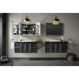 KOHLER CB-CLC3526FS Double Door Beveled Medicine Cabinet with Mirror Doors & Adjustable Shelves, Rectangular Beveled Edge Frame, 35" x 26" KOHLER