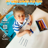 DIY Wind Chime Kits for Kids - Makes 12 - Assorted Spring Theme Shapes - Great Creative Activity for Kids Fun Express