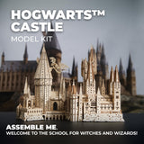 UGEARS Harry Potter Hogwarts Castle Building Blocks for Adults - Harry Potter Wooden Puzzle for Teens - 3D Jigsaw Puzzles for Adults - Harry Potter Castle Model UGEARS