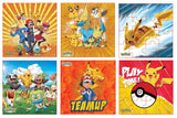 Pokemon Style Characters Jigsaw Puzzle, Pack of 6, Total 96 Pieces, Assortment 1 Pokemon