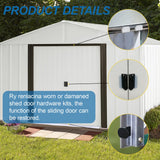 EAORBD Door Tune-Up Kit for Arrow Shed Storage Products, Dk100-A Sliding Shed Doors Kit EAORBD