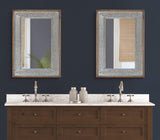 Kate and Laurel Deely Farmhouse Wall Mirror, 20 x 30, Rustic Brown and Silver, Rustic Wall Decor with Galvanized Metal Frame Kate and Laurel