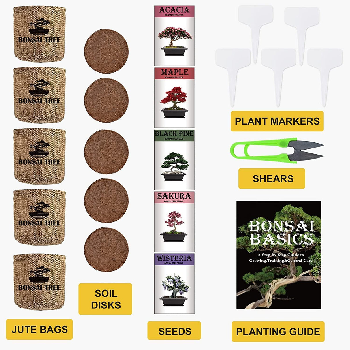 Meekear Indoor Starter Kit with Complete Planting Tools, Gardening DIY Gift for Plant Lovers Meekear