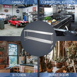 Profeeshaw Stainless Steel Overshelf for Prep & Work Table 12” x 72” NSF Commercial Adjustable Double Shelf 2 Tier for Restaurant, Bar, Utility Room, Profeeshaw