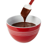 Rubbermaid Commercial Products High Heat Resistant Silicone Heavy Duty Spatula/Food Scraper, 9.5", 500 Degrees F, Red Handle, for Baking/Cooking/Mixing, Commercial Dishwasher Safe Rubbermaid Commercial Products