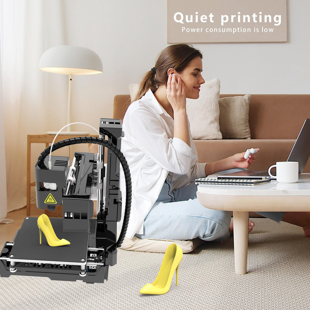 Easythreed K9 FDM Mini 3D Printer,2023 Upgrade 3D Printer for Kids and Beginners: Your First Entry-Level 3D Printer with High Printing Accuracy Easythreed