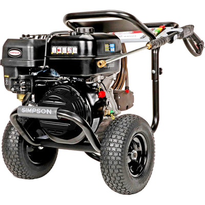 SIMPSON Cleaning PS60843 PowerShot 4400 PSI Gas Pressure Washer, 4.0 GPM, CRX 420cc Engine, Includes Spray Gun and Extension Wand, 5 QC Nozzle Tips, 3/8-inch x 50-foot Monster Hose, 49-State