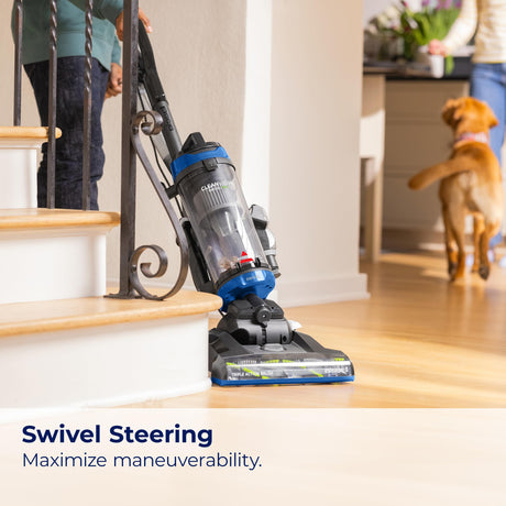Bissell® CleanView Swivel Vacuum with Triple Action Brush Roll, Swivel Steering, Extension Wand, Easy-Empty Dirt Tank, Multi-Cyclonic Suction System, New 2024 Model Bissell