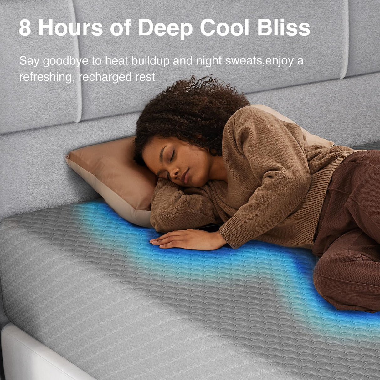 Novilla 14 inch King Size Mattress, Cooling Memory Foam Mattress King with Enhanced Airflow, Pressure Relief & Durable Support, CertiPUR-US Certified Mattresses in a Box with Breathable Fabric Novilla