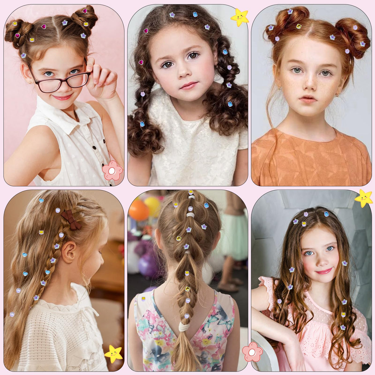 Kids Hair Gem Stamper Kit, Bling Hair Jewels for Girls Toys, Quick Gems Hair Jeweler, Hair Styling Tool with Reusable Shining Diamonds, Birthday Gifts Toys for Girls Ages 3 4 5 6 8-12 kidzkube