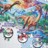 Large Piece Dinosaur Jigsaw Puzzle for Kid Boys Ages 4-10 Year Old 100 Pieces Jigsaw Puzzles for Kids Ages 4-6 Educational Toys for Children Boys Girls Ages 4-6 6-8 8-10 TOCHILD