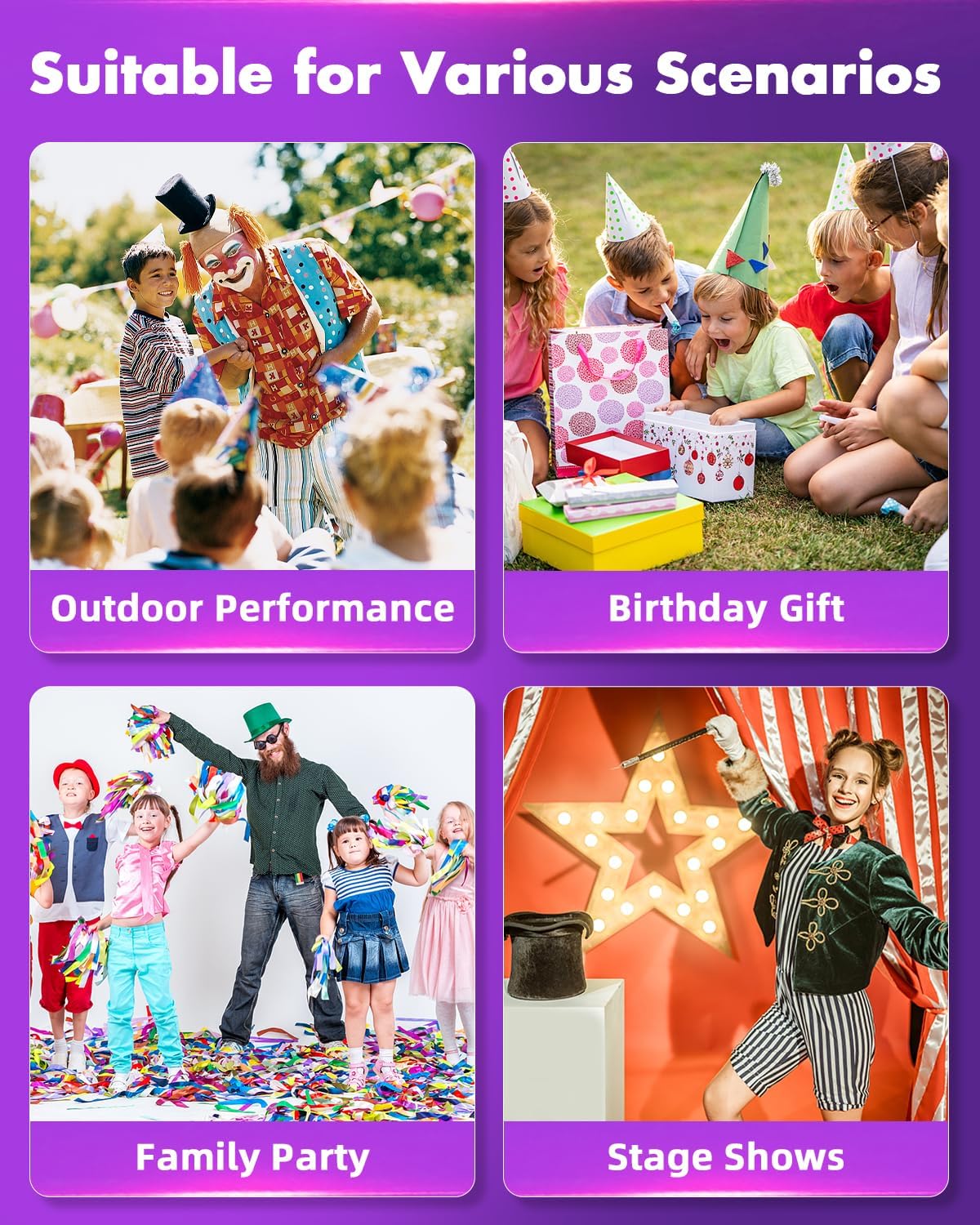 AEROQUEST Magic Kit for Kids, 300+ Magic Tricks Perfect Toy for Boys and Girls, Magic Wand Magician Set with Instruction Manual and Video for Beginners Ages 6 7 8 9 10 11 12 Years Old AEROQUEST