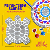 Stepping Stones Painting Kit for Kids - Outdoor Crafts - Paint 5 Garden Stone - Unicorn Craft Kits for Boys, Girls Ages 6-12 - Gifts for Boy, Girl Age 6, 7, 8, 9, 10 + Year Old - Summer Gift Dan&Darci