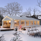 Quictent 20'x40' Heavy Duty Party Tent with Roll-up Ventilated Mesh Windows, Outdoor Event Shelter for Parties Wedding Carports Canopy BBQ Quictent