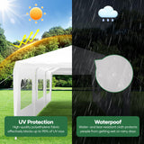 kejector 10'x30' Party Tent, Tents for Parties White Wedding Canopy with 8 Removable Sidewalls Carpas para Fiestas Outdoor Event Tent for Birthday Holiday Garden Patio Backyard kejector