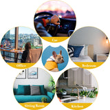 40 PCS Sublimation Blank Car Coasters, 2.75 in Circular Opening for Thermal Sublimation DIY Crafts,Car Coasters. NEOACT