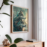 SKRYUIE Paint by Numbers Kit for Adults Beginner Wolf, Acrylic Animals Oil Painting by Numbers Kits with PaintBrushes Paintwork Art Crafts Canvas for Home Decor 16x20 inch c7 SKRYUIE