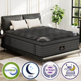 FANSACE King Size Mattress, 14 Inch Deluxe Hybrid King Mattress in a Box, Medium Firm Mattresses with Gel Memory Foam & Pocket Springs, Pressure Relief, Cooling, Extra Edge Support [Upgraded Support] FANSACE