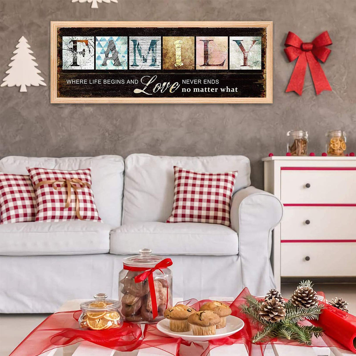 YALKIN Diamond Painting Kits for Adults, Family Diamond Art(31.5x11.8inches) Full Drill Crystal Rhinestone Embroidery Pictures, Wall Decor Stress and Anxiety Relief, Family Diamond Painting YALKIN